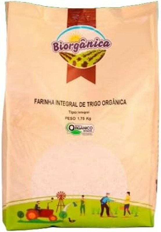 Farinha Integral de Trigo Orgânica Biorgânica 1