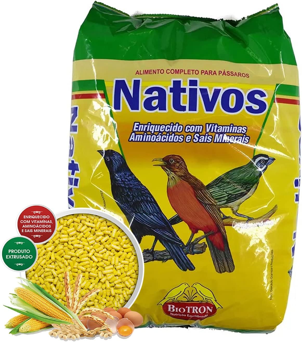 Alimento Completo para Pássaros Nativos 1