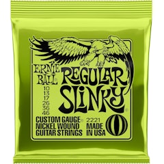 Cordas para Guitarra Elétrica Ernie Ball Regular Slinky