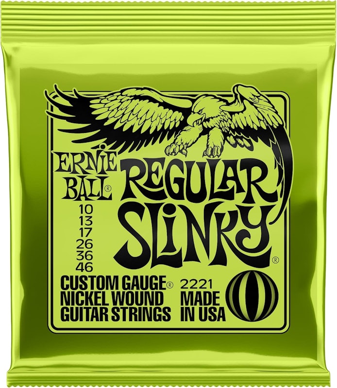 Cordas para Guitarra Elétrica Ernie Ball Regular Slinky 1