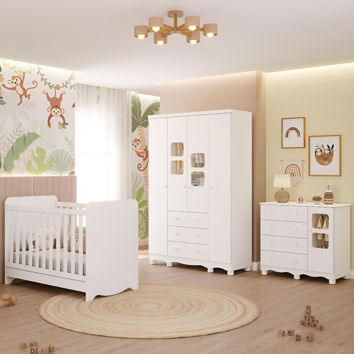 Top 10 Melhores Jogos de Quarto de Bebê  (Multimóveis, Peroba e mais) 1
