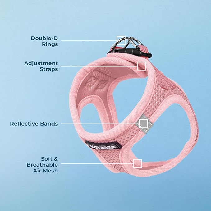 Coleira Peitoral Voyager Step-In Air Harness Pink 4