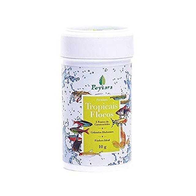 Ração Poytara Tropicais Flocos 1