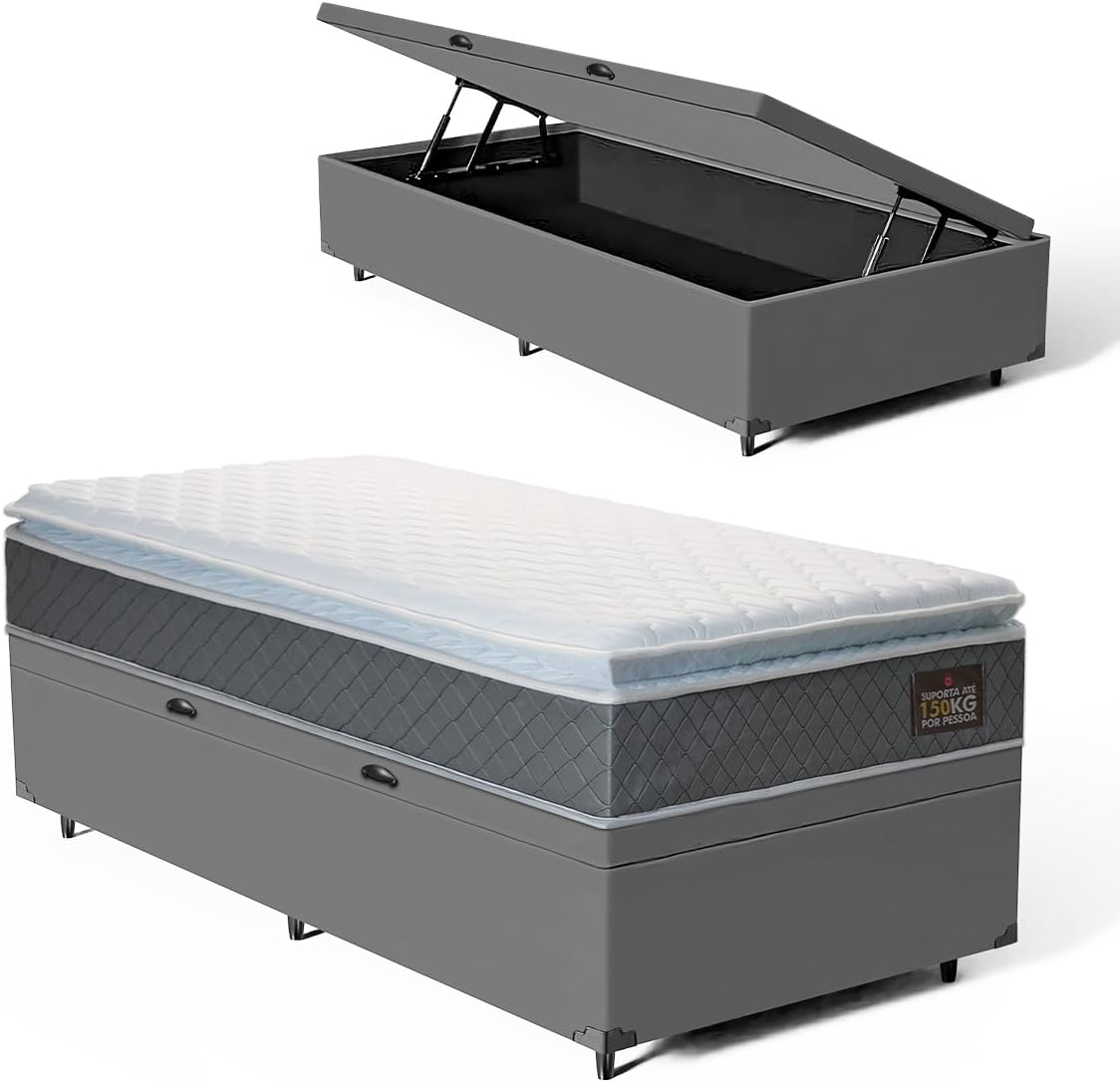 Cama Box com Colchão de Espuma D45 1