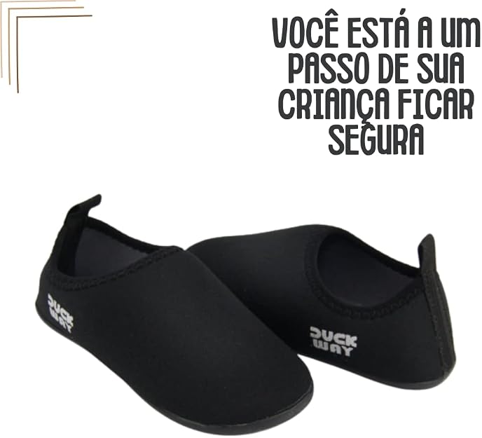 Sapatinha Tênis Infantil Antiderrapente Praia Piscina Duck Way 4