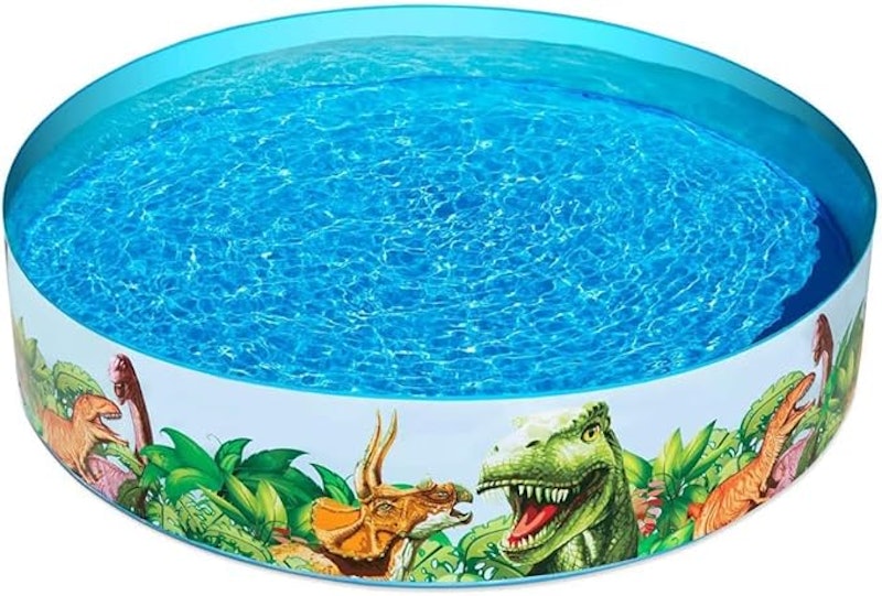 Piscina Infantil Inflável Semirrígida Dinossauro 2074 L 1