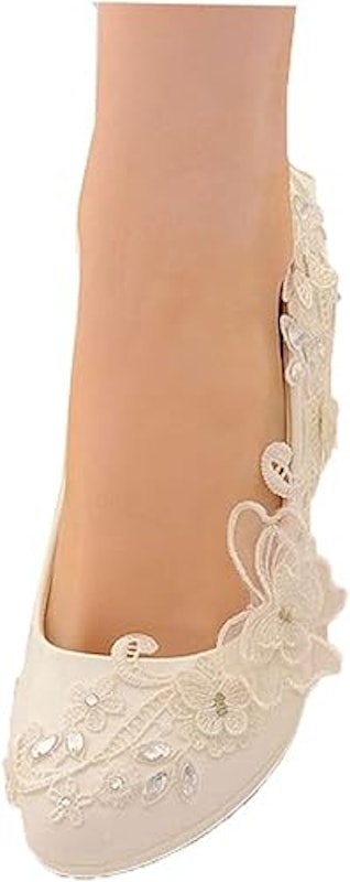 Sapato de Salto com Contas 1