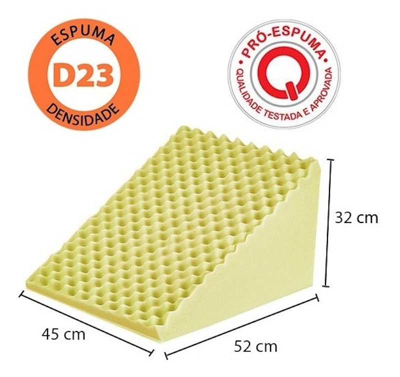 Encosto Triangular Antivarizes Antirrefluxo com Capa BF Colchões 4