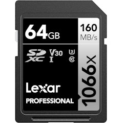 Cartão SDXC Lexar Professional 1066x Silver Series