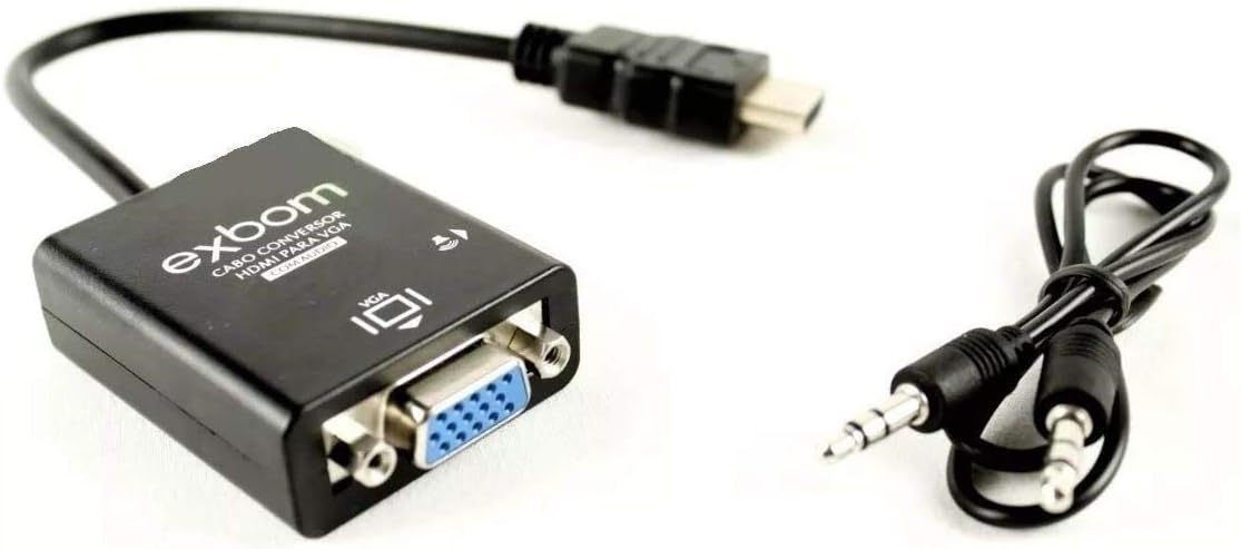 Adaptador/Conversor HDMI para VGA com Áudio 4