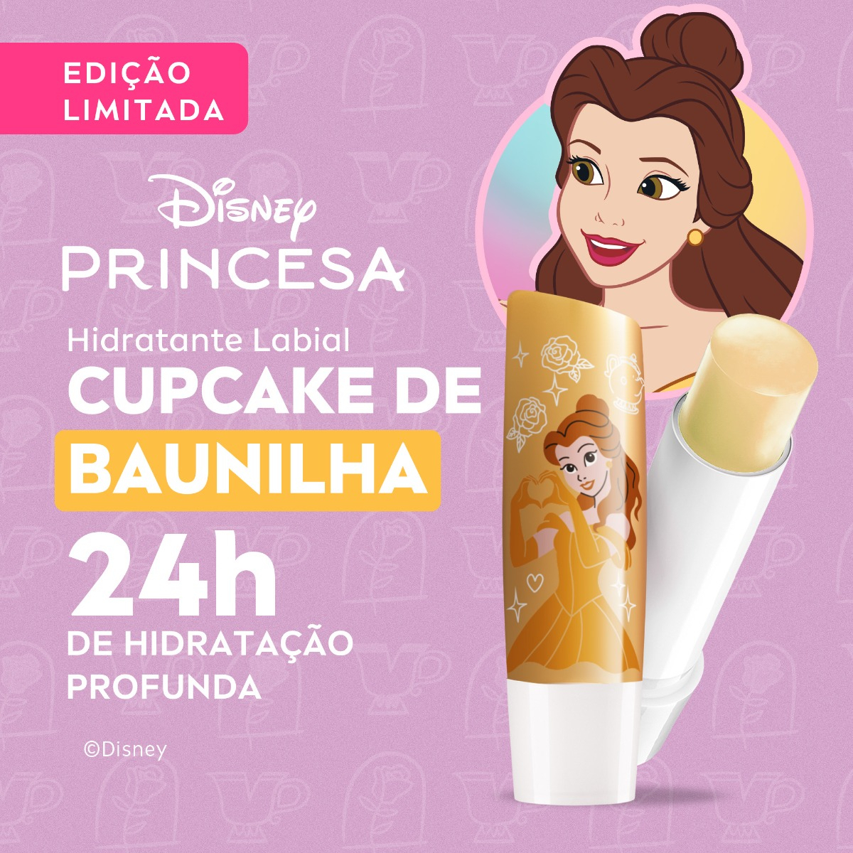 Nivea Hidratante Labial Cupcake de Baunilha Ed. Limitada Bela Disney 2