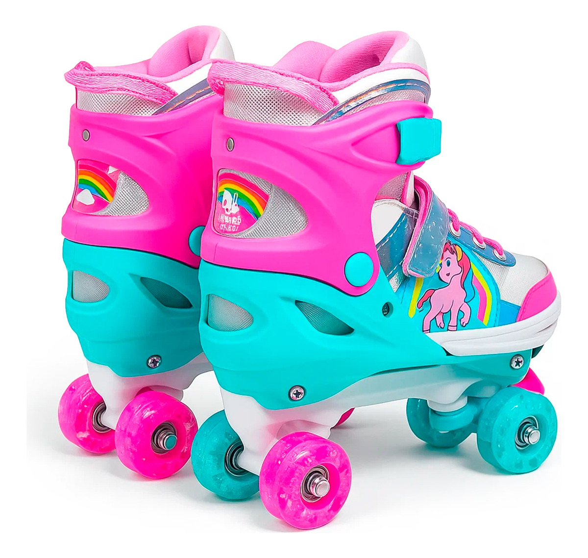 Patins Roller Ajustável Unicórnio 2