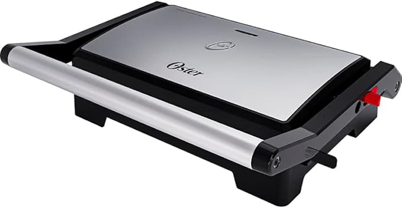 Mini Grill Elétrico Oster Inox 2 em 1 1
