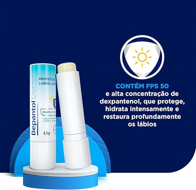 Protetor Labial Bepantol Derma FPS 50 Proteção Diária 2