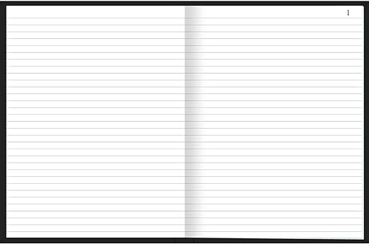 Caderno Brochura Capa Dura Universitário Folhas Numeradas Pepper 2