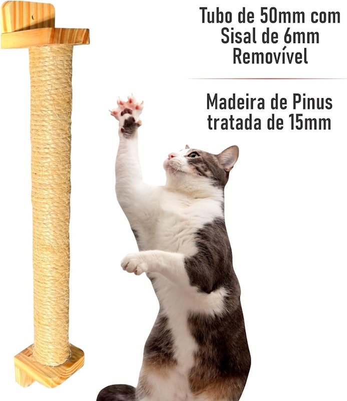 Arranhador para Gatos Vertical de Parede 5