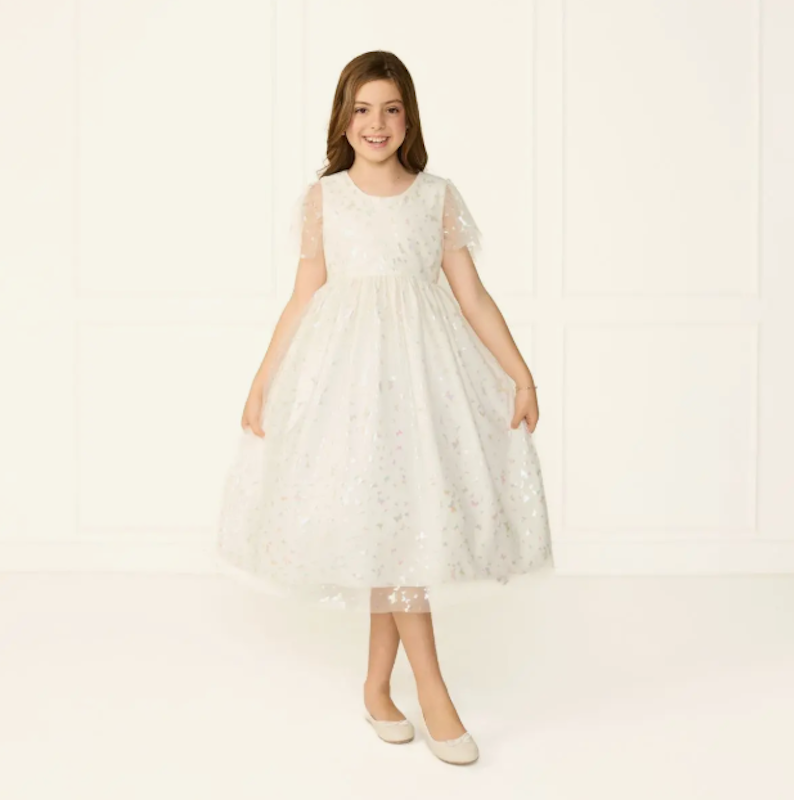 Vestido Borboletinha Off White 1