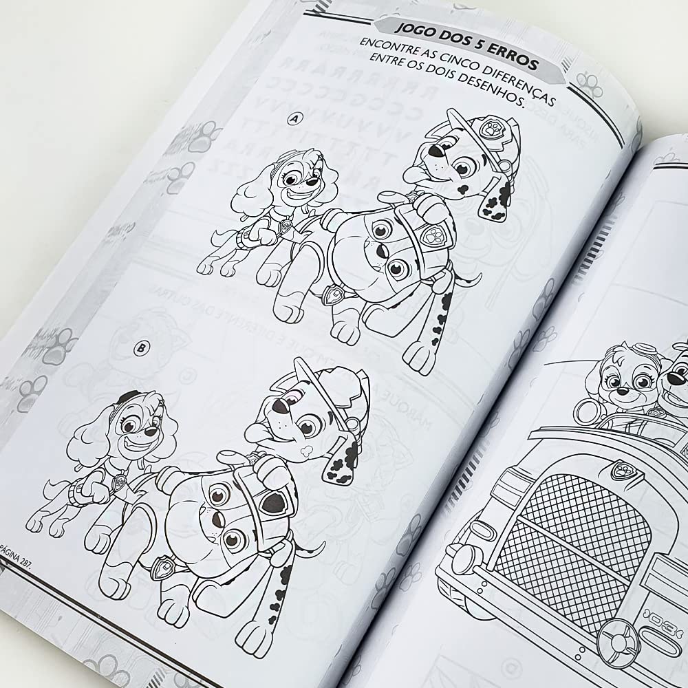 Patrulha Canina - 365 Atividades e Desenhos para Colorir 4