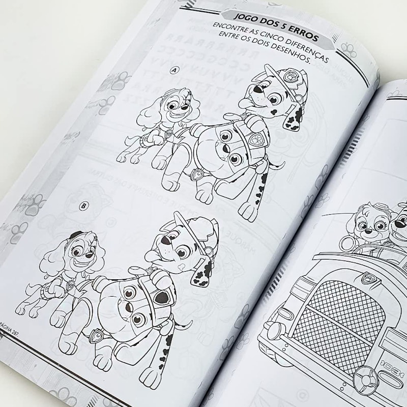 Patrulha Canina - 365 Atividades e Desenhos para Colorir 4
