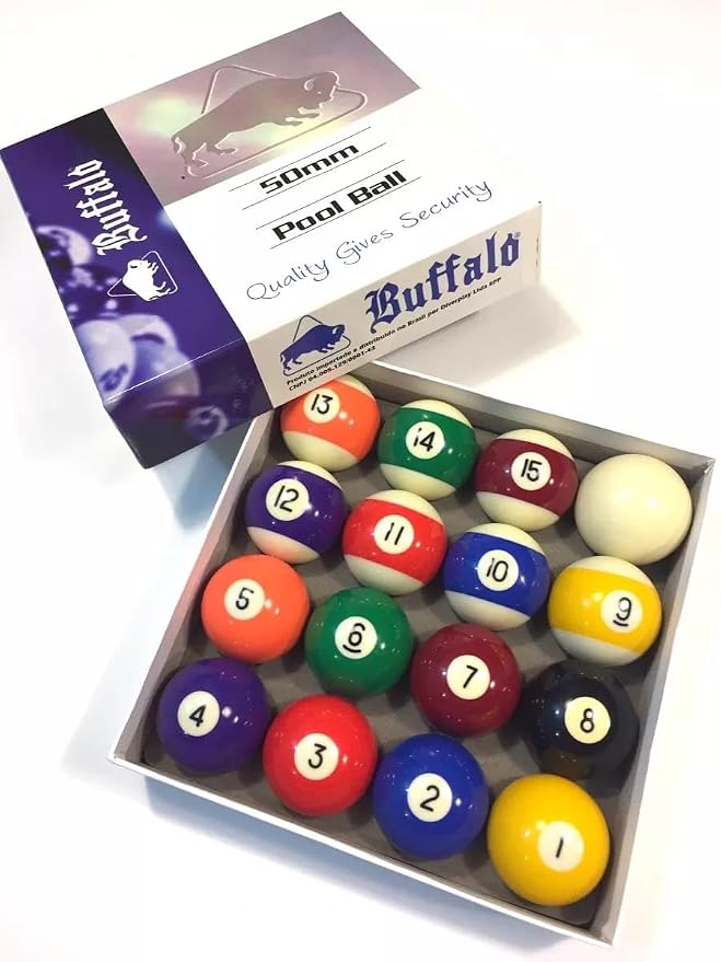 Conjunto de 16 Bolas Sinuca 50 mm 1