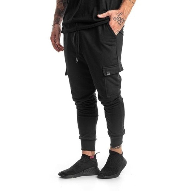 Calça Cargo Masculina Preta Overtraining 1