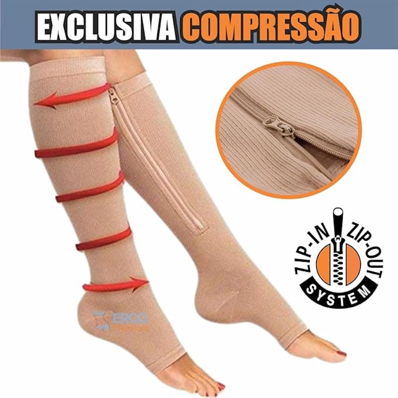 Meia Zip Compress 3