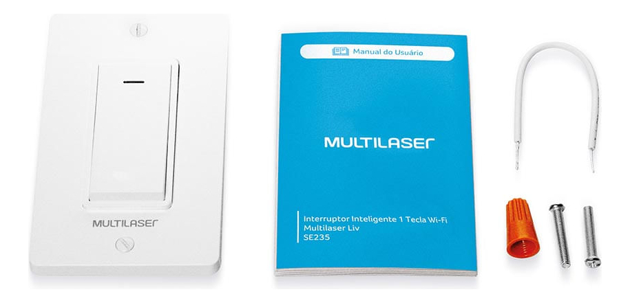 Interruptor Inteligente 1 Tecla Wi-Fi Multilaser Liv 5