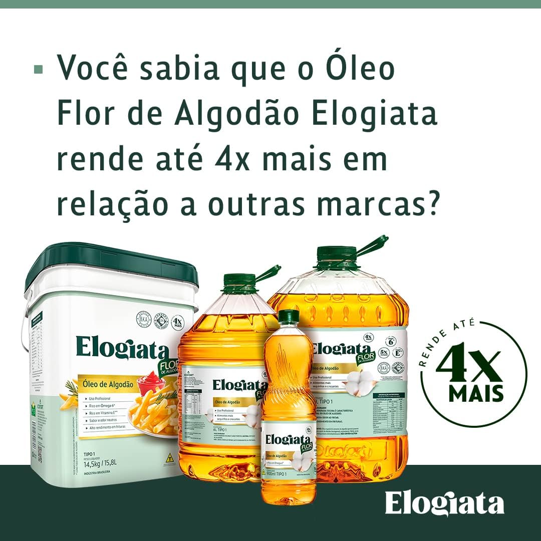 Óleo de Algodão Elogiata 3