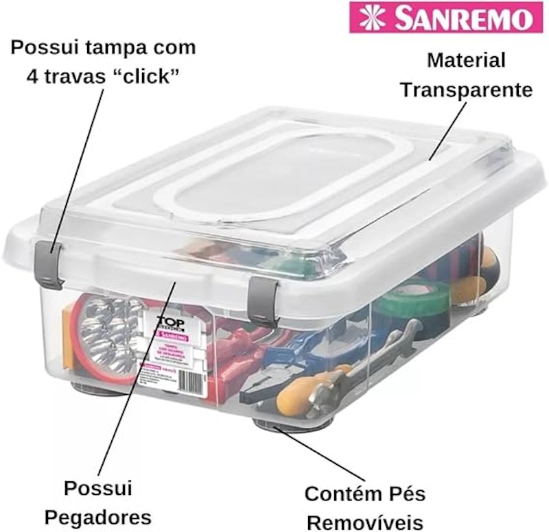 Organizador Plástico Sanremo 8,6 L 5