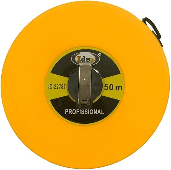 Trena Fita Métrica 50 m Fibra de Vidro Profissional 1