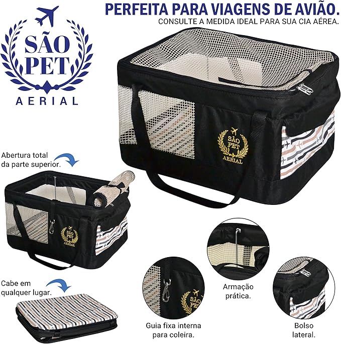 Bolsa Aerial Modelo AZ Preto 3