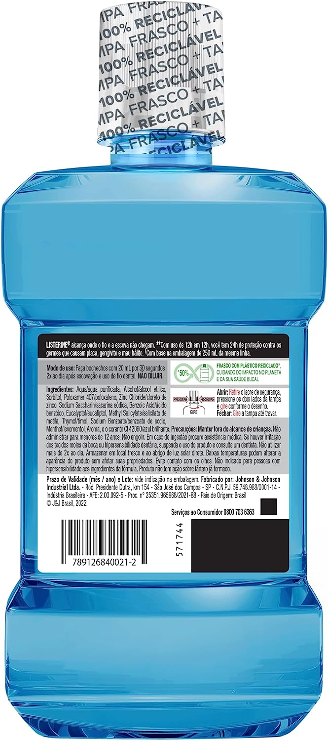 Listerine Antitártaro Refrescância Intensa 2