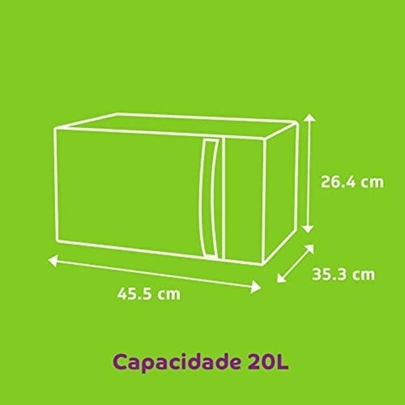 Micro-ondas Consul 20 Litros Cor Inox Espelhado com Função Descongelar - CM020BF 5