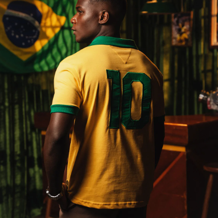 Camisa Brasil Retrô Pelé 1962 Manga Curta Masculina  2