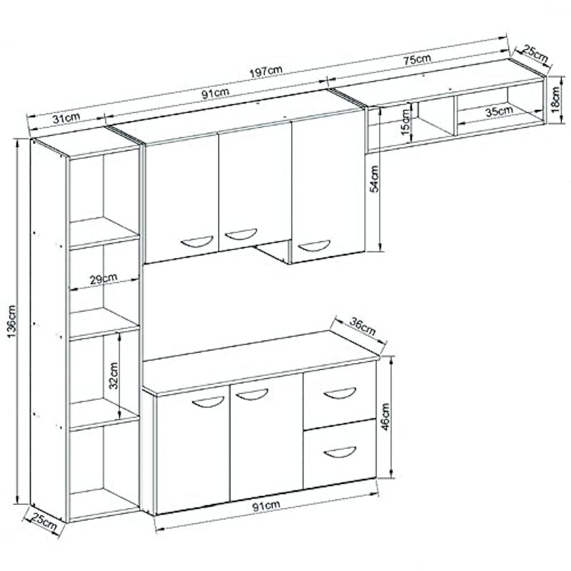 Cozinha Compacta Anabela 5