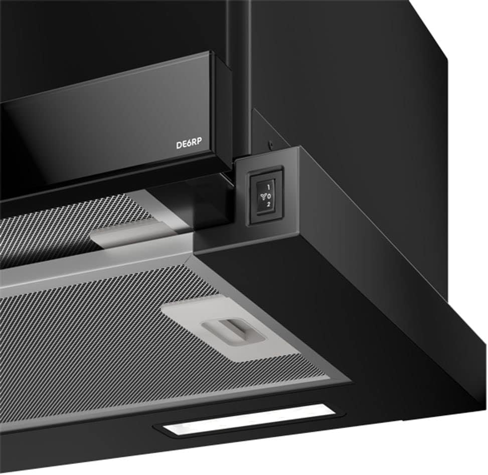 Depurador de Ar Electrolux 60 cm Retrátil Preto Efficient com Luz de LED 3