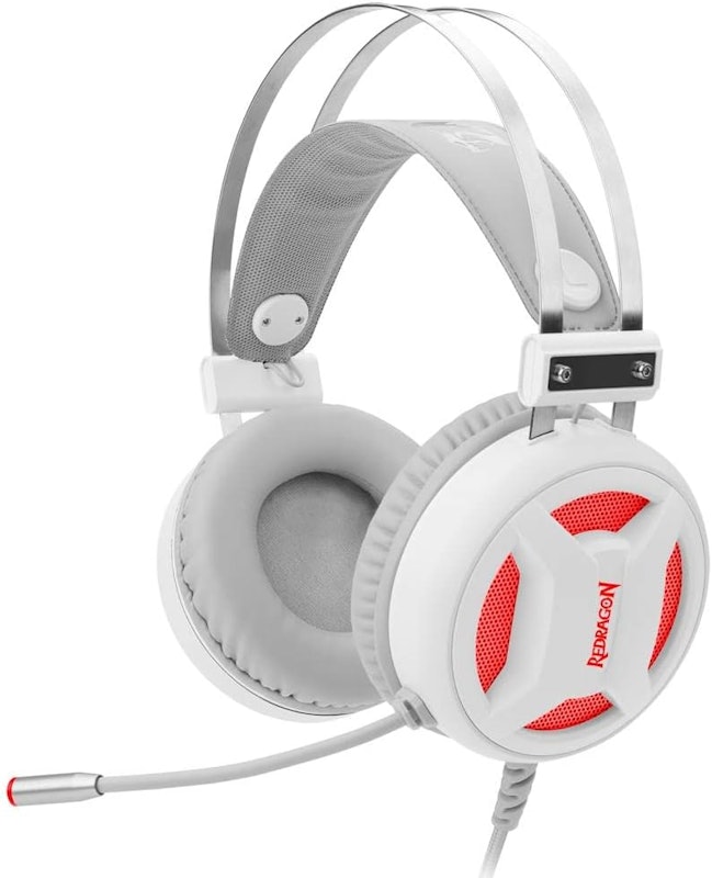 Headset Redragon Minos Lunar White 1