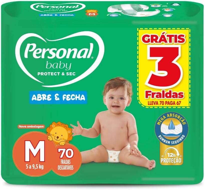 Personal Fralda Baby Protect & Sec 1