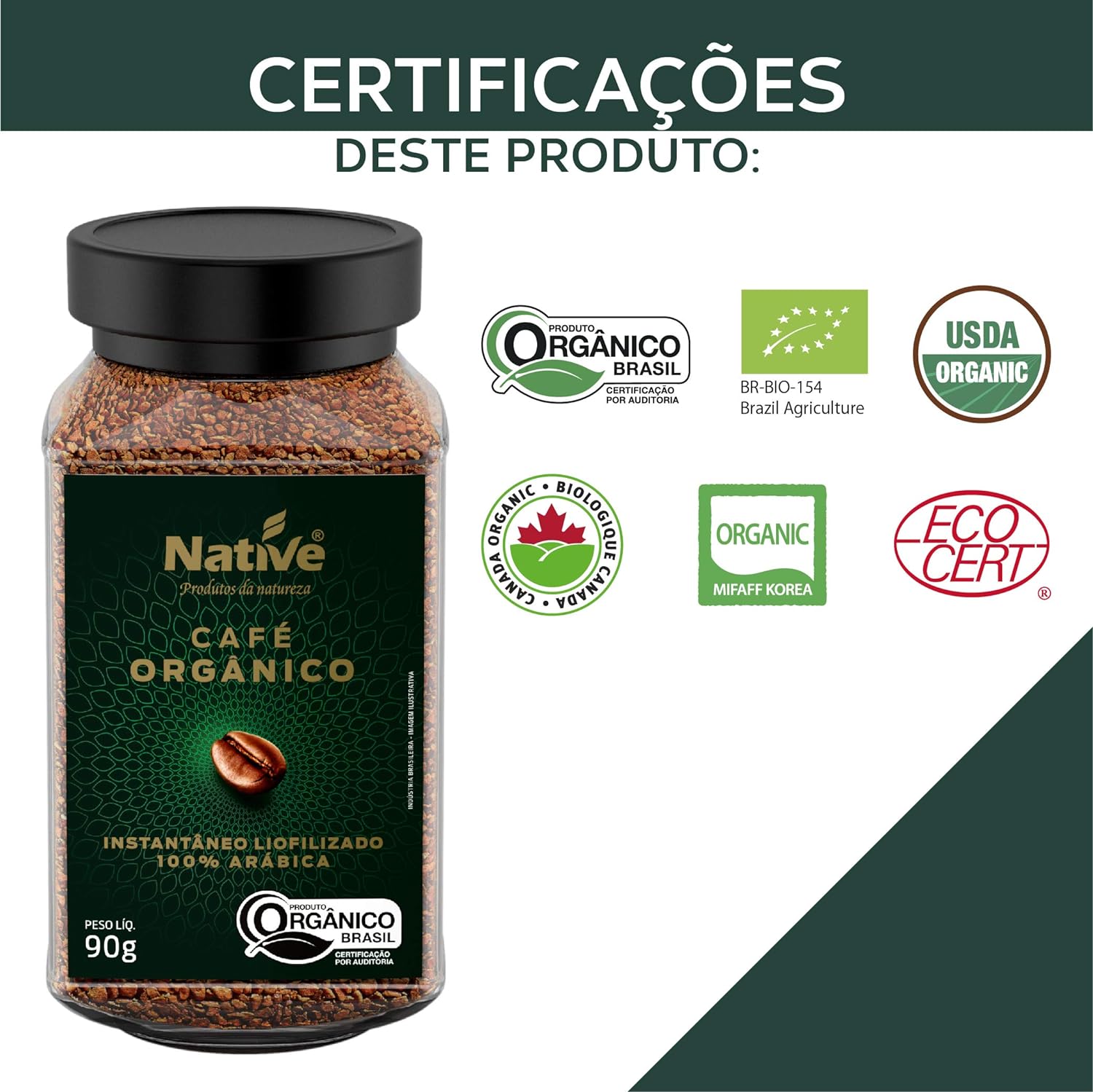 Café Orgânico Instantâneo Native 5