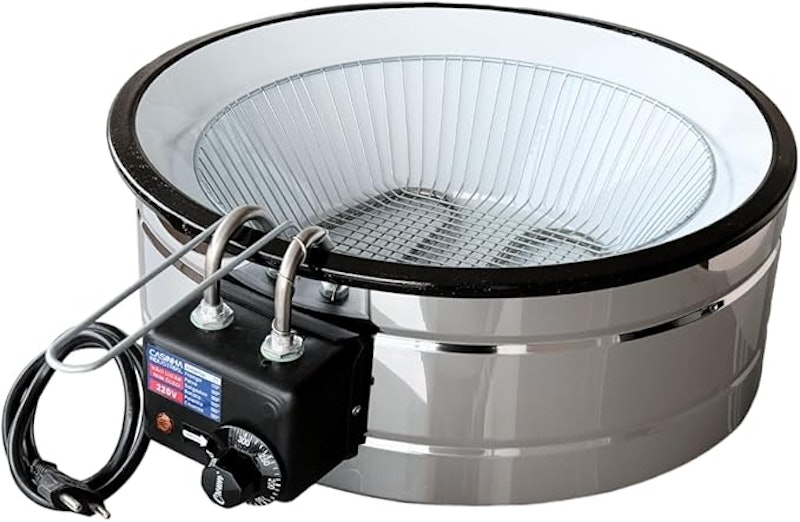 Fritadeira Elétrica Industrial Tacho Redondo Esmaltado 10 L 1