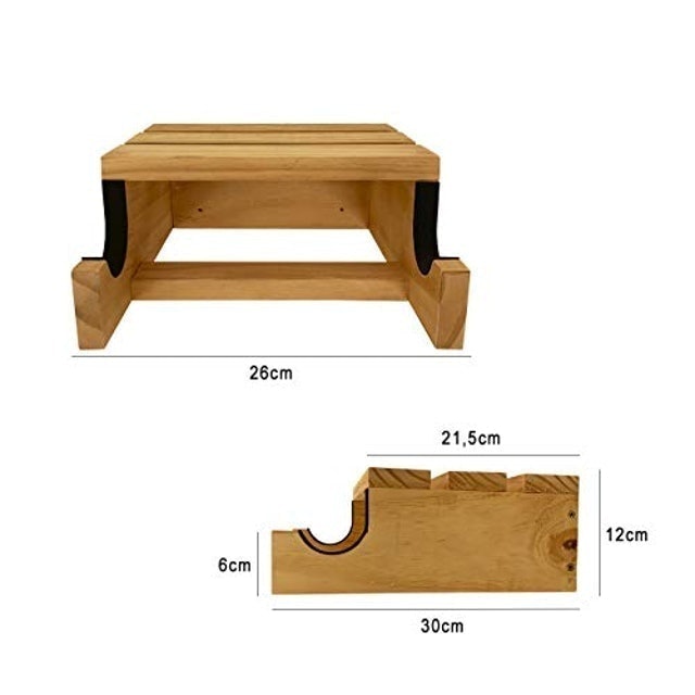 Suporte para Bicicleta de Madeira 2