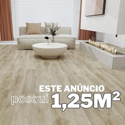 Piso Vinílico Autocolante Adesivo em Régua Amadeirada 1,25 m² 91x15,2 cm 3