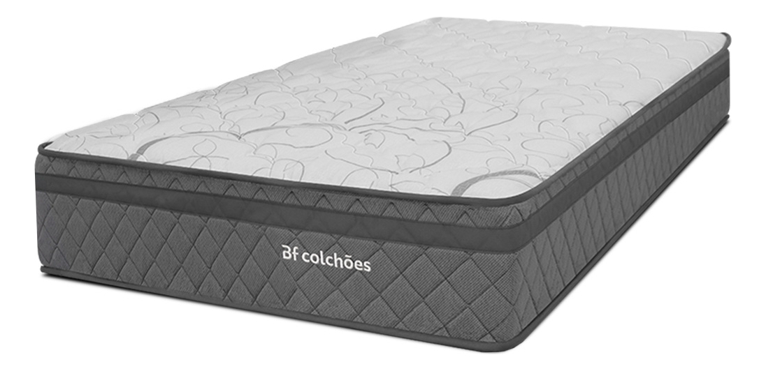 Colchão Solteiro Ortopédico Espuma D45 88 x 188 x 24 cm BF Colchões 1