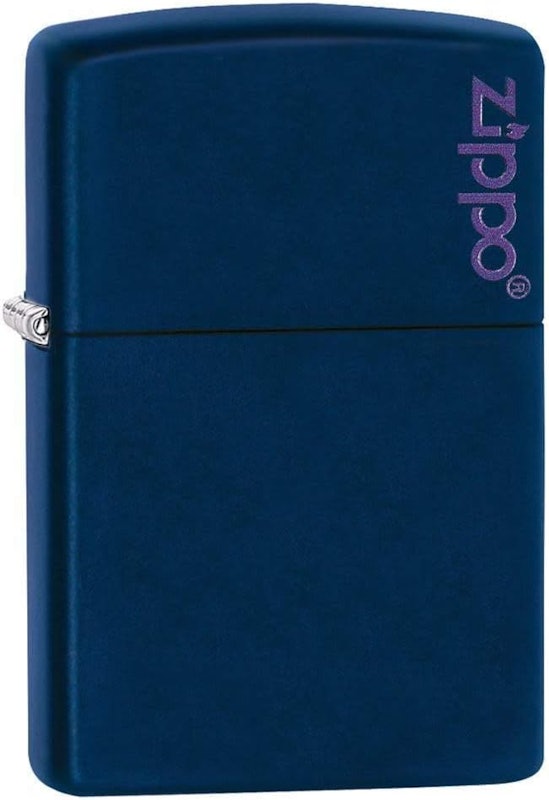 Isqueiro Classic Navy Matte Zippo Logo 1