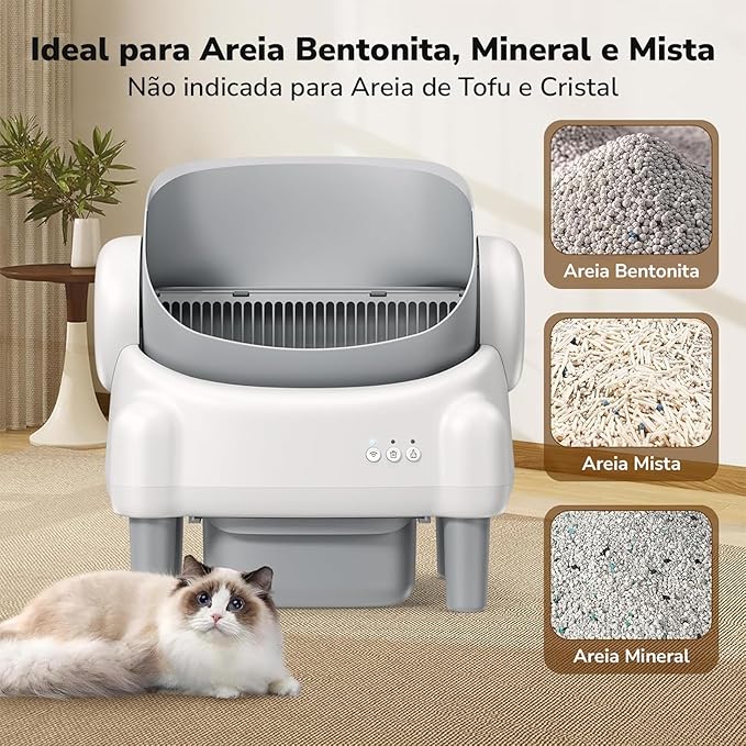 Caixa de Areia Autolimpante Vedo 4