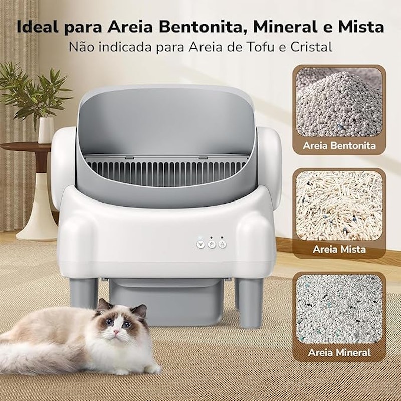 Caixa de Areia Autolimpante Vedo 4
