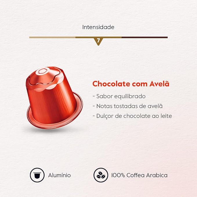 Cápsulas Aromas Chocolate com Avelã 3