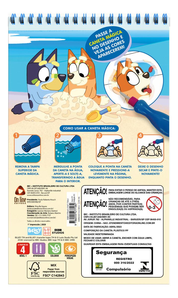Aquabook Bluey 3