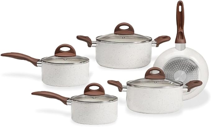 Jogo de Panelas Antiaderente Ceramic Life 5 Peças Smart Plus 5