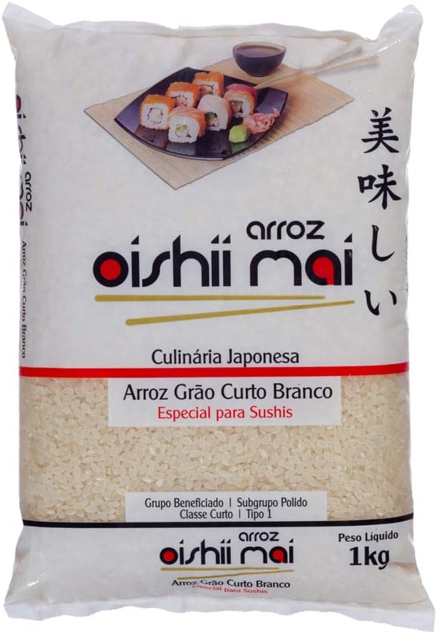 Arroz Oishii Mai Grão Curto Tipo 1 1kg 1